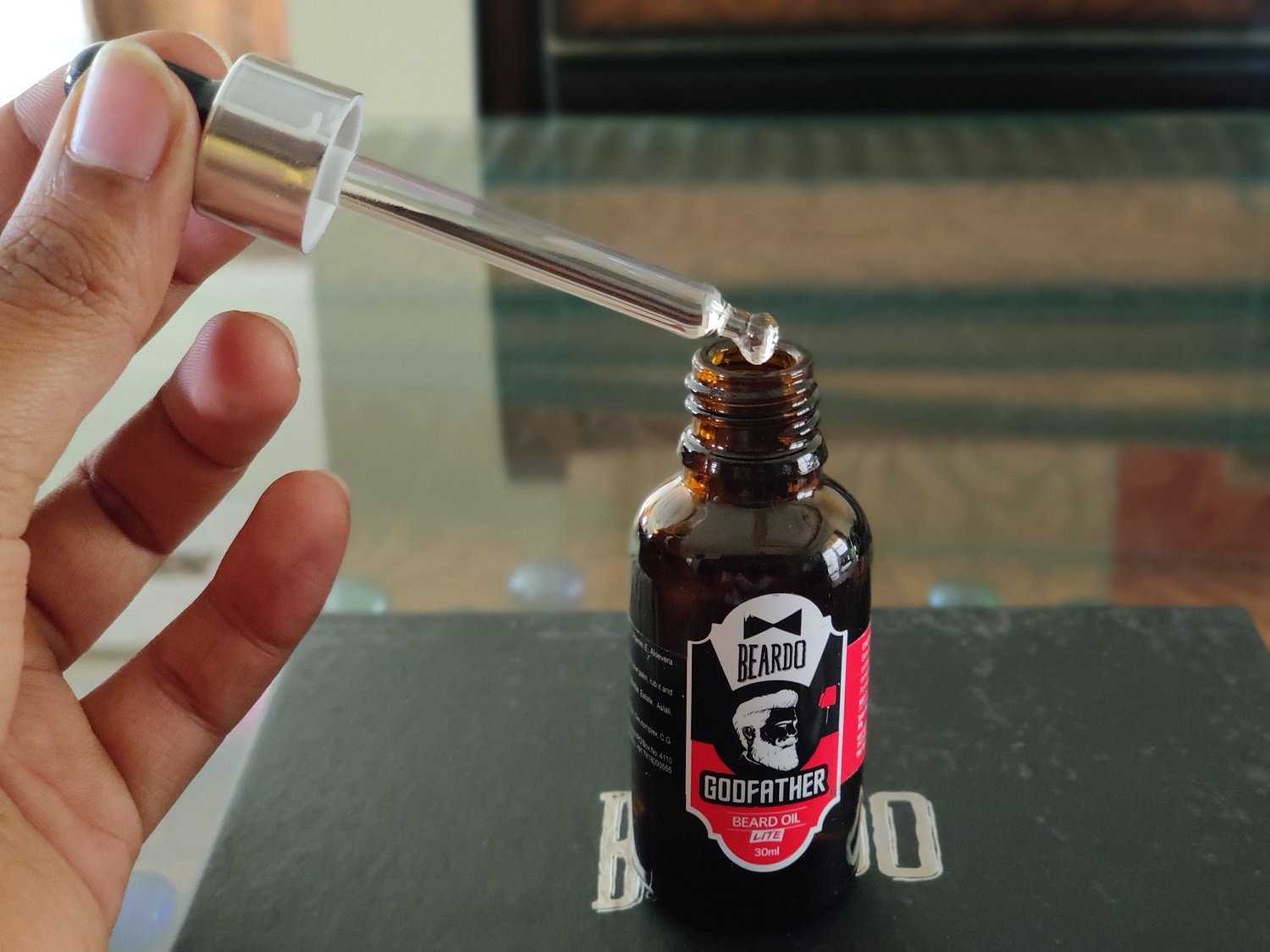 Godfather Beard Oil Lite Quality Product from Beardo Jaunting Duo